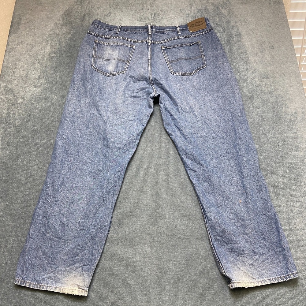 Field N Forest Jeans Mens 44x32 Blue Denim Medium Wash 5-Pockets Straight Leg